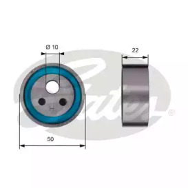 Ролик натяжителя GATES для NISSAN KUBISTAR (X76) 1.2
