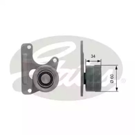 Ремень ГРМ / комплект GATES для PEUGEOT 205 I (741A/C) 1.7 Diesel