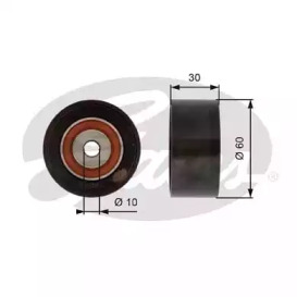 Ремень ГРМ / натяжение GATES для PEUGEOT 207 CC (WD_) 1.6 HDi