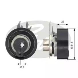 Ролик натяжителя GATES для VW CADDY II Variant (9K9B) 1.4