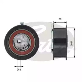 Дополнительные работы GATES для VW TRANSPORTER IV c бортовой платформой/ходовая часть (70XD) 1.9 TD