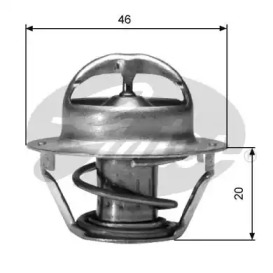 Термостат GATES для NISSAN MICRA III (K12) 1.2 16V