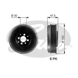 Ремни GATES для VW BORA Variant (1J6) 1.9 TDI