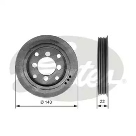 Ременный привод GATES для FORD FIESTA Фургон (JV_) D 1.8