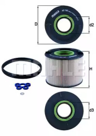 Топливный фильтр KNECHT для PORSCHE CAYENNE (9PA) 3.0 TDI