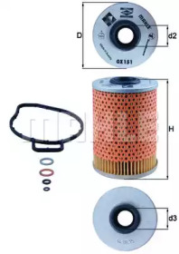 Масляный фильтр KNECHT для BMW 3 Compact (E36) 318 tds