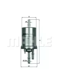 Фильтры KNECHT для VW POLO (6R, 6C) 1.4 BiFuel