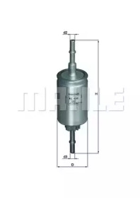 Топливный фильтр/ корпус KNECHT для MAZDA 2 (DY) 1.4