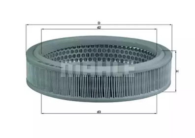 Воздушный фильтр/корпус воздушного фильтра KNECHT для FIAT PANDA (141_) 950