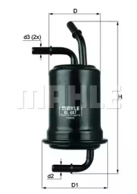 Топливный фильтр KNECHT для KIA SHUMA (FB) 1.8 i 16V
