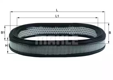 Воздушный фильтр/корпус воздушного фильтра KNECHT для FORD SIERRA Хэтчбек (GBC, GBG) 2.3 D