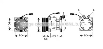 Кондиционер PRASCO для ALFA ROMEO 164 (164_) 3.0 24V QV (164.H1)