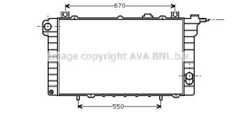 Водяной / масляный радиатор PRASCO для NISSAN PATROL III/2 Hardtop (K260) 2.8 D