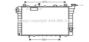 Водяной / масляный радиатор PRASCO для NISSAN PATROL III/2 Hardtop (K260) 2.8 D