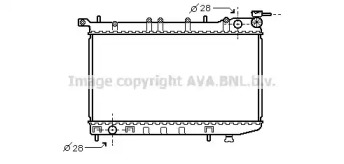 Водяной радиатор PRASCO для NISSAN SUNNY III Liftback (N14) 1.4 i