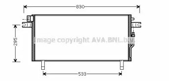 Кондиционер PRASCO для NISSAN PATHFINDER II (R50) 3.3 V6 4WD