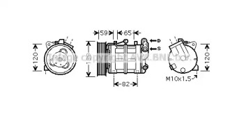 Кондиционер PRASCO для NISSAN TERRANO II (R20) 3.0 Di 4WD