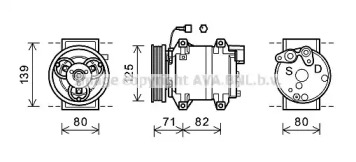 Кондиционер PRASCO для NISSAN CABSTAR (F24M, F24W) 35.15 DCI, 45.15 DCI 3.0 (F24M)
