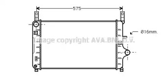 Водяной радиатор PRASCO для FORD FIESTA III (GFJ) 1.6
