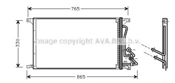 Кондиционер PRASCO для FORD TRANSIT Фургон (E_ _) 2.5 DI (EAS, EAL)