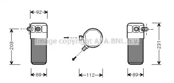Осушитель PRASCO для ALFA ROMEO 146 (930_) 1.7 i.e. 16V (930.B1)