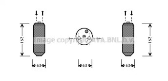 Кондиционер PRASCO для HONDA CIVIC VI седан (EJ, EK) 1.6 VTi (EK4)