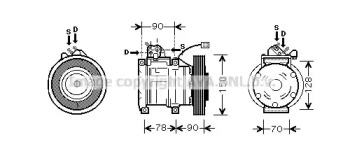 Кондиционер PRASCO для HONDA SHUTTLE (RA) 2.3 16V (RA3)