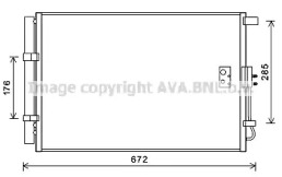 Кондиционер PRASCO для KIA SOUL (AM) 1.6 GDI