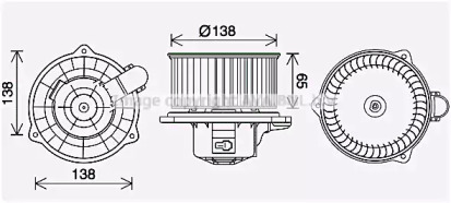 Отопление и вентиляция PRASCO для KIA PICANTO (BA) 1.0