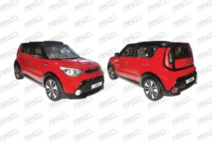 Автомобиль, задняя часть PRASCO для KIA SOUL II (PS) 1.6 GDI