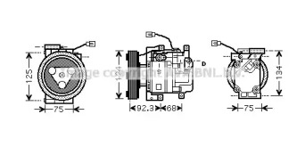 Компрессор/детали PRASCO для MAZDA 3 (BK) 2.3 MPS Turbo