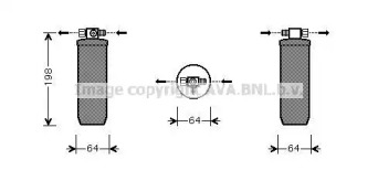 Кондиционер PRASCO для PEUGEOT 205 I (741A/C) 1.7 Diesel