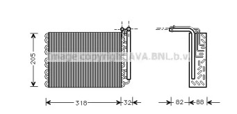 Кондиционер PRASCO для PEUGEOT 405 I (15B) 1.9 Diesel