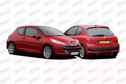 Автомобиль, передняя часть PRASCO для PEUGEOT 207 CC (WD_) 1.6 16V Turbo