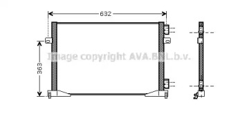 Конденсатор PRASCO для NISSAN PRIMASTAR Фургон (X83) 2.0