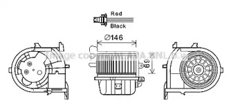 Отопление и вентиляция PRASCO для RENAULT KANGOO (KC0/1_) 1.4 (KC0C, KC0H, KC0B, KC0M)