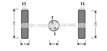 Кондиционер PRASCO для NISSAN KUBISTAR (X76) 1.2