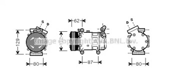 Кондиционер PRASCO для NISSAN KUBISTAR (X76) 1.2