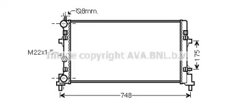 Водяной радиатор PRASCO для VW POLO (6R, 6C) 1.4 TDI