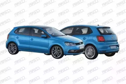 Автомобиль, передняя часть PRASCO для VW POLO (6R, 6C) 1.2 TSI