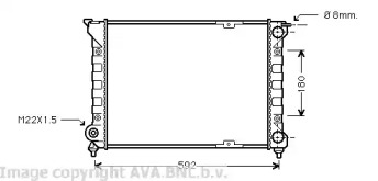 Водяной / масляный радиатор PRASCO для VW GOLF II (19E, 1G1) 1.8 i Cat Syncro