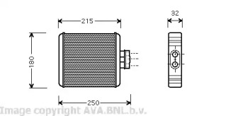 Отопление и вентиляция PRASCO для VW POLO (6R, 6C) 1.2 TSI