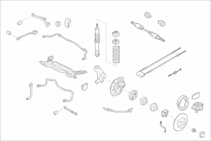 Рулевое управления LEMFORDER для FORD ESCORT VII (GAL, AAL, ABL) RS 2000 4x4