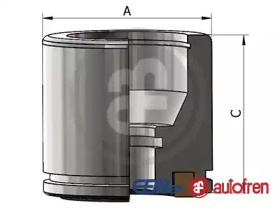 Суппорт диского колесного тормозного механизма AUTOFREN SEINSA для NISSAN NV200 Фургон/универсал 1.5 dci (M20, M20M)