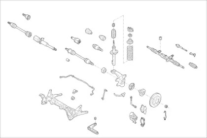 Подвеска оси / система подвески / колеса MONROE для FORD ESCORT VII Turnier (GAL, ANL) 1.8 Turbo D