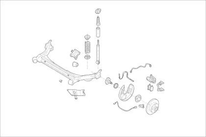 Поиск артикула по графику MONROE для VW GOLF IV (1J1) 1.6