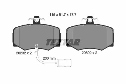 Тормозные колодки TEXTAR для JAGUAR XJSC Convertible (X27) 5.3