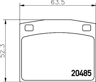 Запчасти для ТО TEXTAR для HONDA CIVIC I Hatchback (SB) 1200 (SB2)