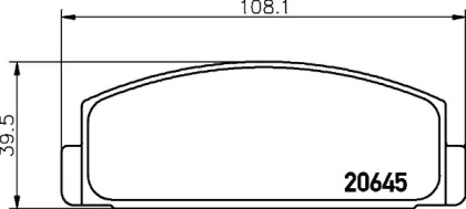 Запчасти для ТО TEXTAR для MITSUBISHI GALANT II (A16_) 2.0 GLS (A163)