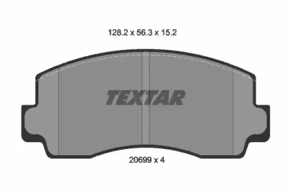 Запчасти для ТО TEXTAR для MITSUBISHI GALANT II (A16_) 2.0 GLS (A163)